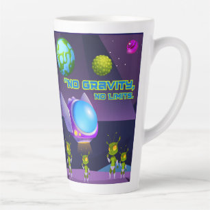 No gravity no limits latte mug