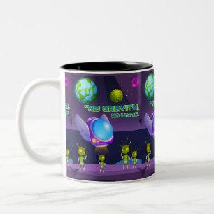 No gravity no limits Two-Tone coffee mug