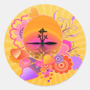 No Greater Love Classic Round Sticker