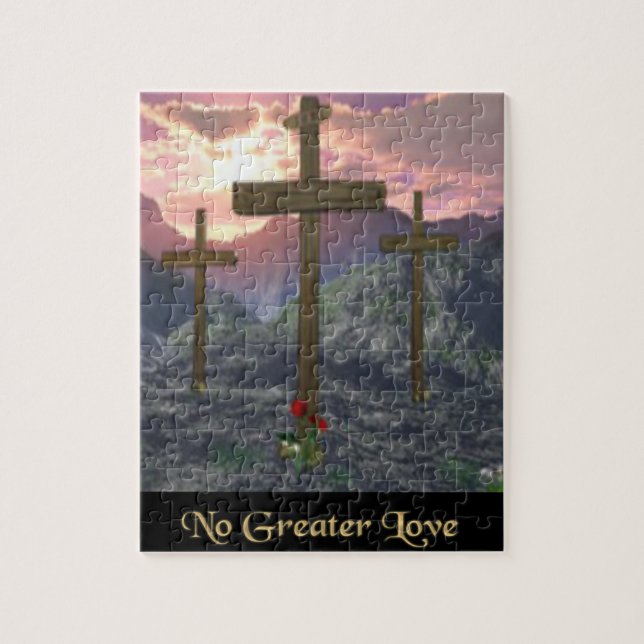 No Greater Love John 3:16 Jigsaw Puzzle (Vertical)