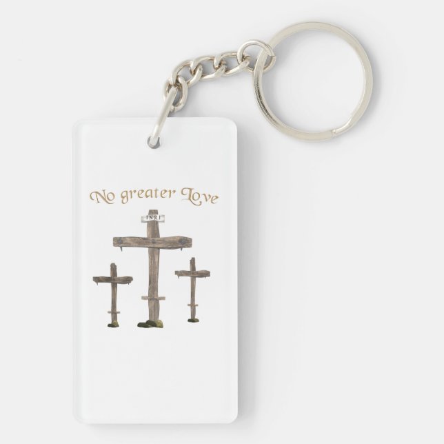 no greater love key ring (Back)
