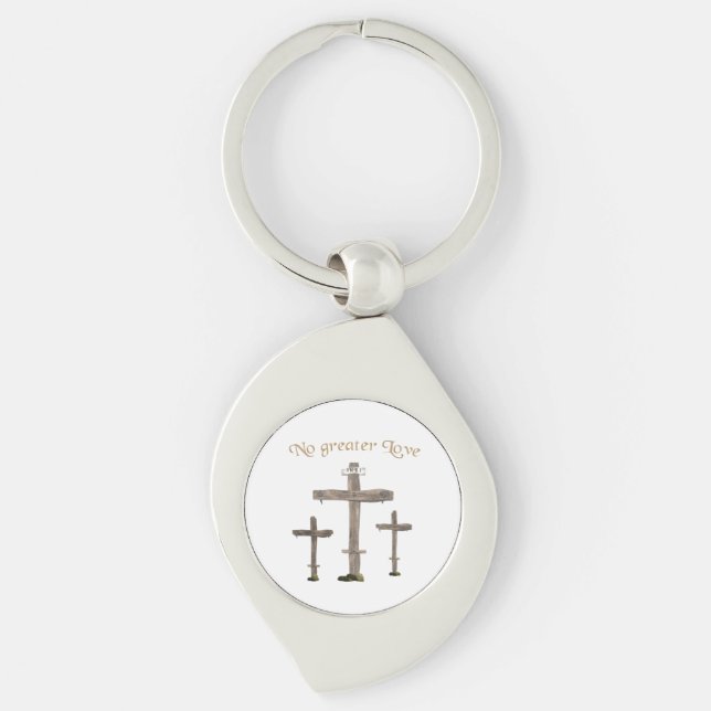 no greater love key ring (Front)