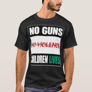 NO GUNS END VIOLENCE Awareness Day T-Shirt