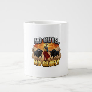 No Guts, No Glory: Motivational & Success Mindset Large Coffee Mug