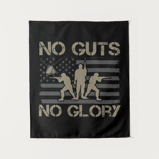 No Guts No Glory Tapestry (Front)