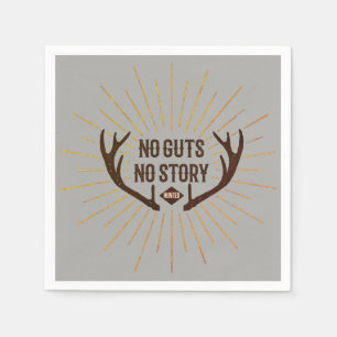 NO Guts No Story Hunter Napkin