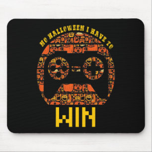 No Halloween I Have To Win Vintage Video Game Cont Mouse Pad