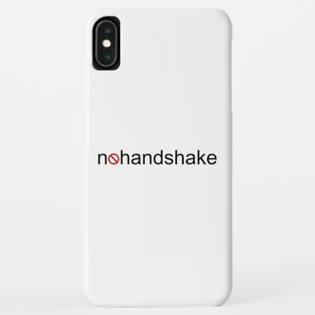 No Handshake Case-Mate iPhone Case (Back)