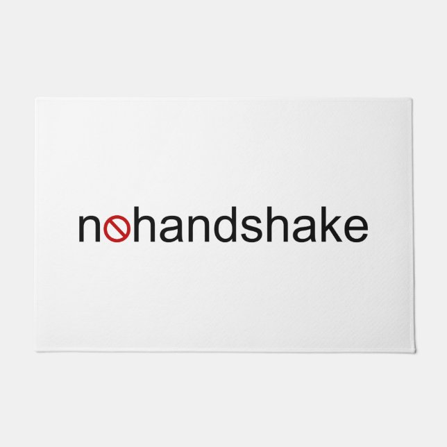 No Handshake Doormat (Front)