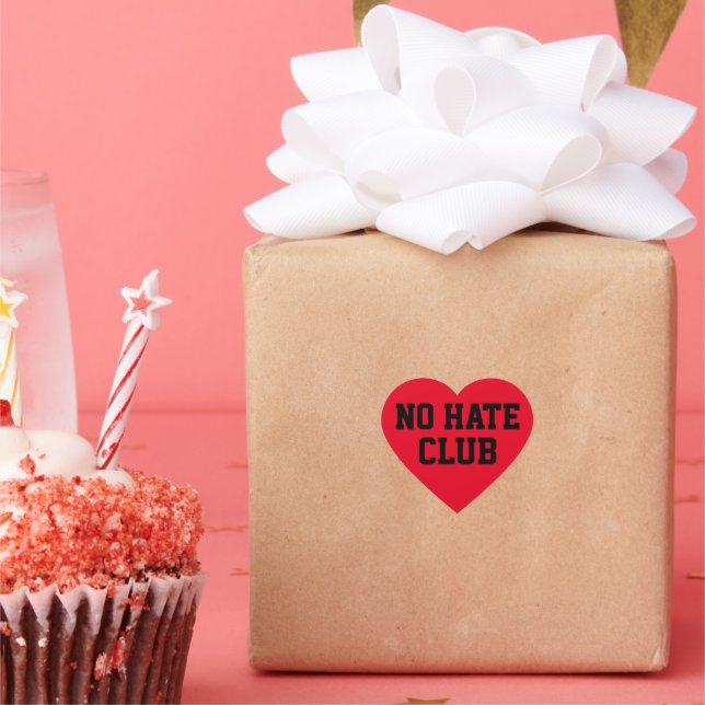 No Hate Club     Heart Sticker (Party)