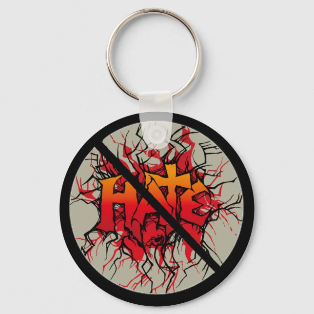 No Hate Keychain (Front)