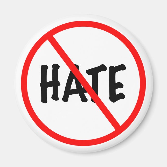 No Hate Magnet (Front)