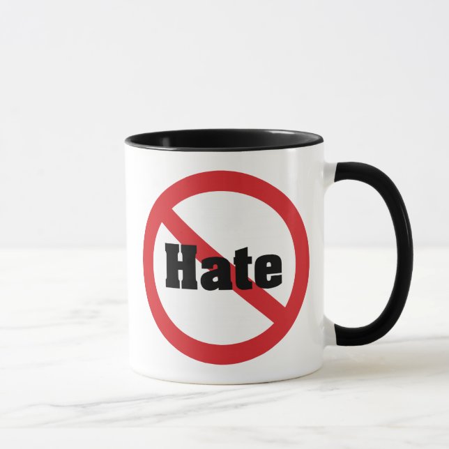 No Hate Mug (Right)