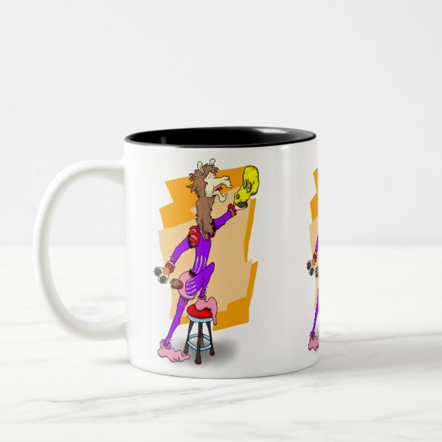 ¡¡No hay drama de llama!! 1 Two-Tone Coffee Mug (Left)