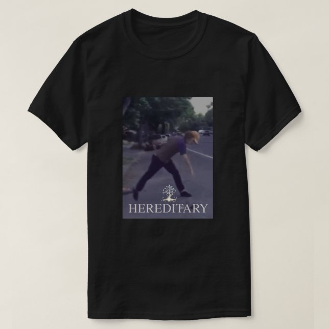 No Head Hereditary Poster T-Shirt (Design Front)