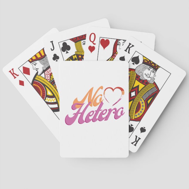 No Hetero Playing Cards (Back)