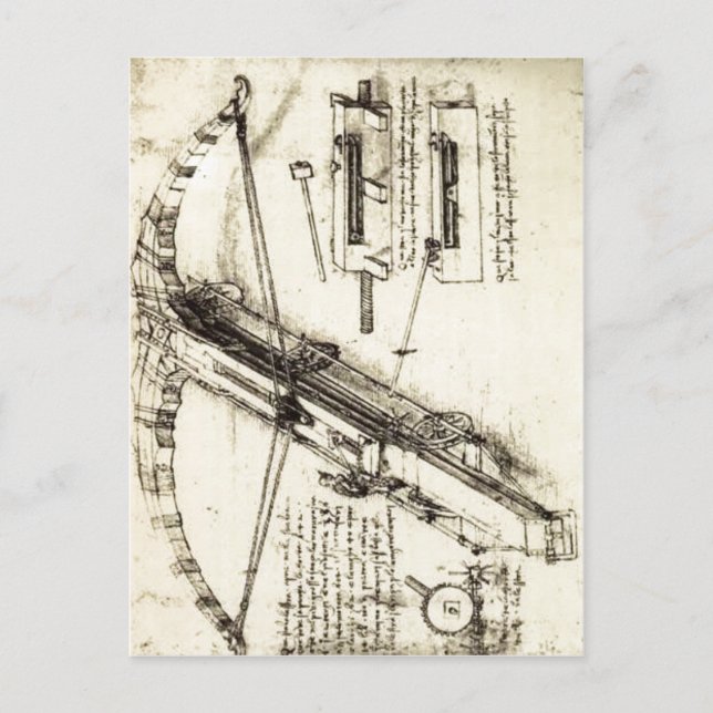 No higher resolution available. DaVinci_Crossbow.J Postcard (Front)