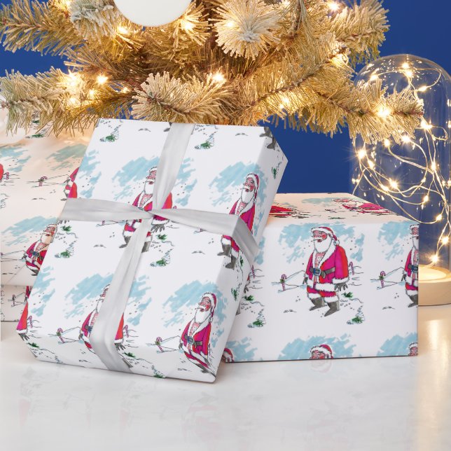 No Ho-Ho-Ho glossy wrapping paper (Holidays)