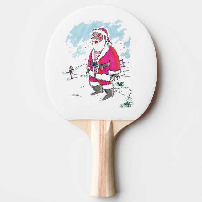No Ho Ho Ho ping pong paddle (Front)