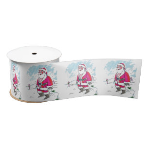 No Ho-Ho-Ho ribbon spool Satin Ribbon