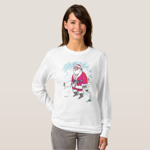 No Ho-Ho-Ho women white long sleeve shirt