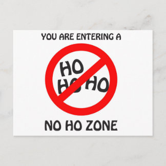 no ho zone postcard