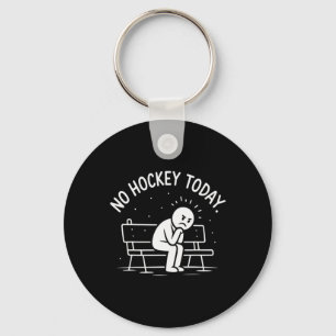 No Hockey Today Sad Stick Figure Great Gift For Ho Key Ring