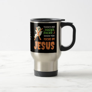 NO HOCUS POCUS Christian Halloween Travel Mug