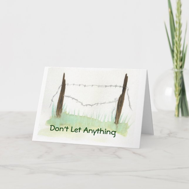 No Holding Back - Graduation Card (Front)