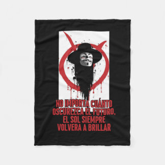 No How Dark The Future Gets  Fleece Blanket