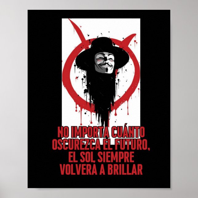 No How Dark The Future Gets  Poster (Front)