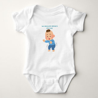 No Hug  Baby Bodysuit