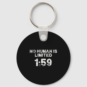 No Human Is Limited Key Ring