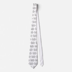 No I Will No Fix Your Computer Geek Nerd Tech Gift Tie