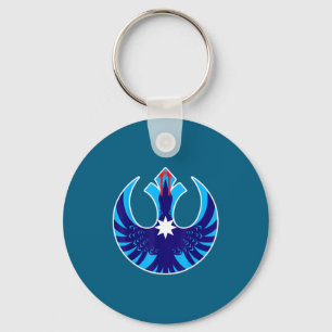 No ice rebel laser loon mn protest key ring