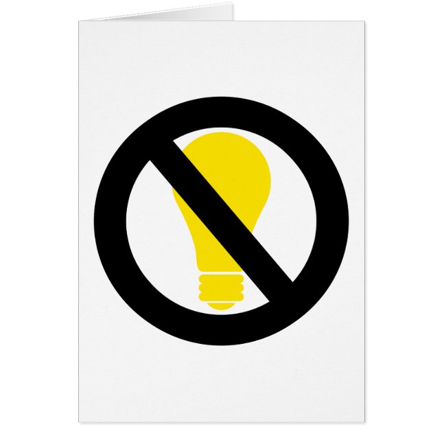 no incandescent bulbs (Front)