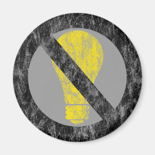 no incandescent bulbs magnet