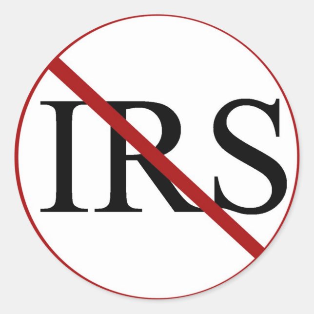 No IRS stickers (Front)