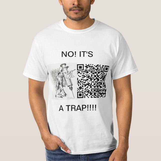 NO it's a trap T-Shirt (Front)