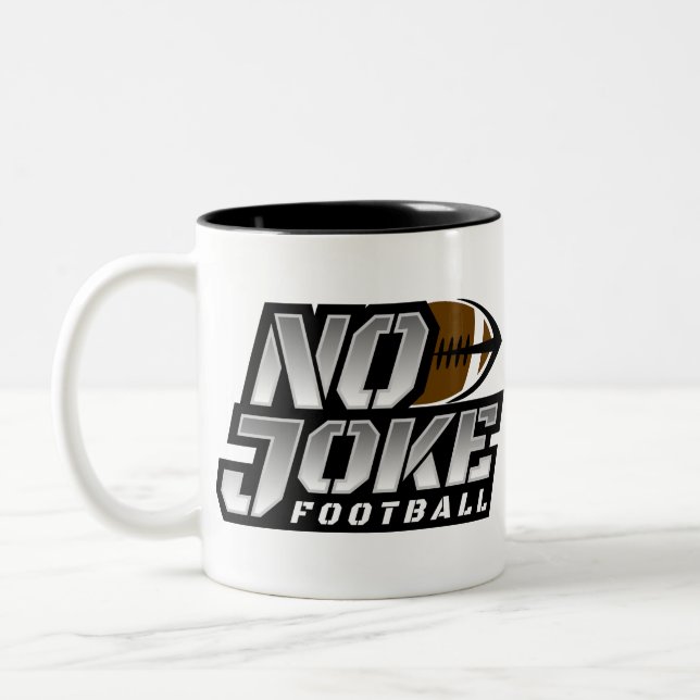 No Joke Two-Tone Coffee Mug (Left)