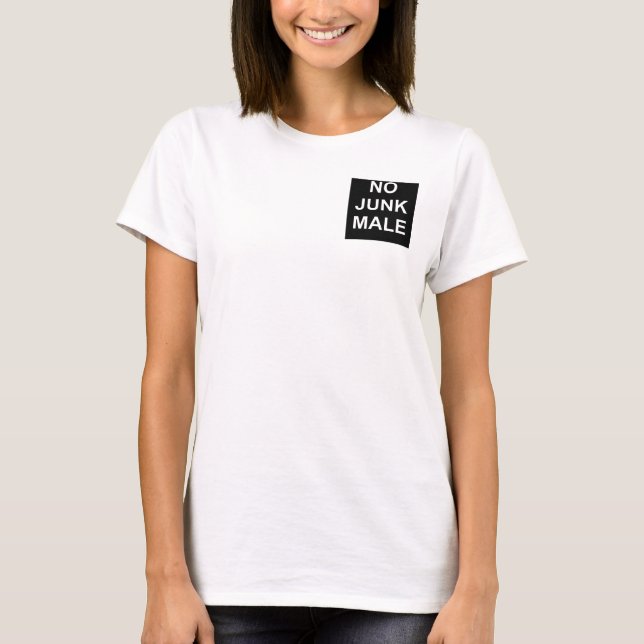 no junk male T-Shirt (Front)
