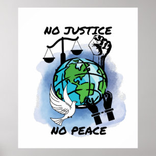 No Justice No Peace Poster