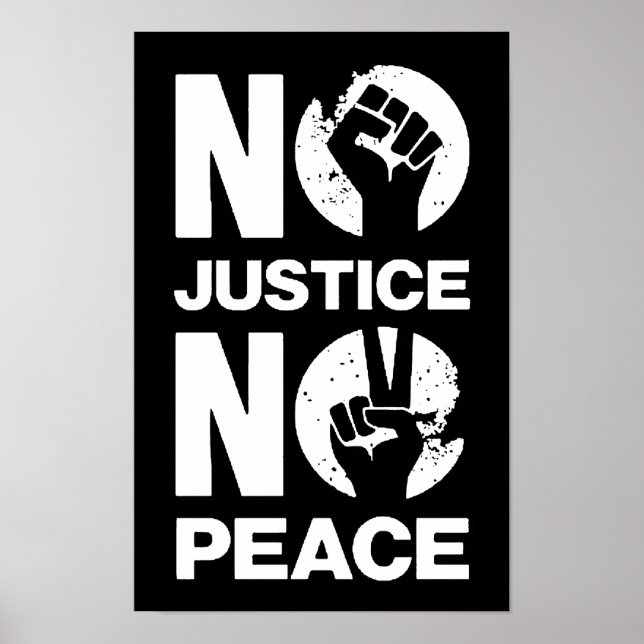 No Justice No Peace Poster (Front)