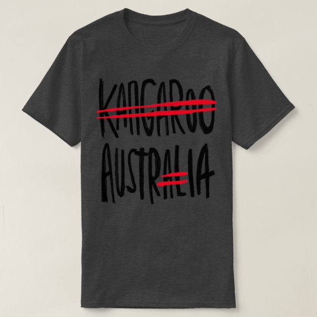 No kangaroos in Austria T-Shirt (Design Front)