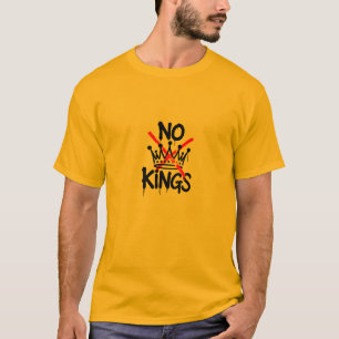 NO KING Anti-Trump Pro-democracy T-Shirt