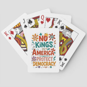 No King In America American Democracy  Playing Cards