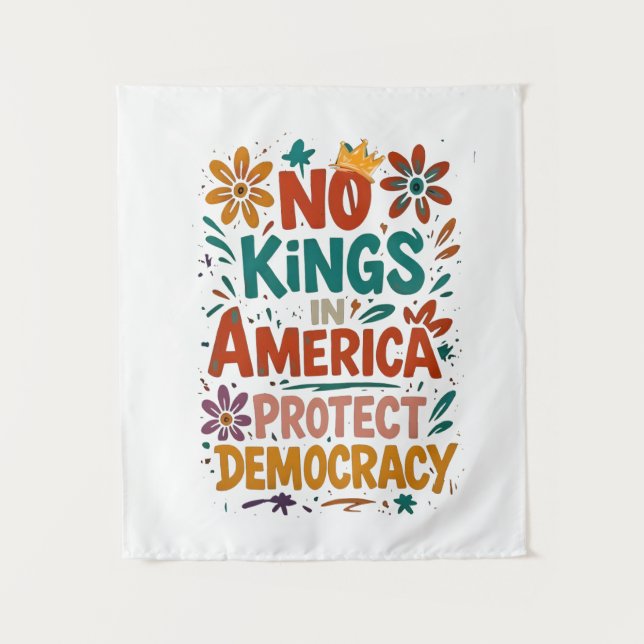 No King In America American Democracy  Tapestry (Front)