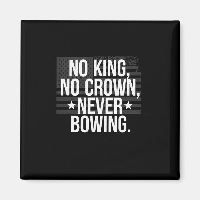 No King  Magnet (Front)