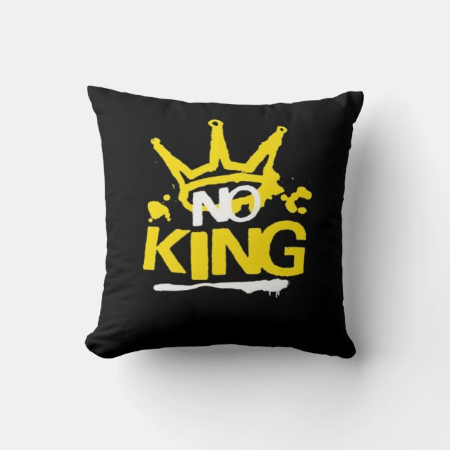 No King Minimal Clean Cushion (Front)