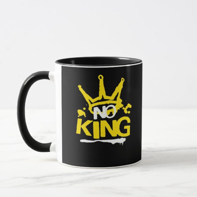 No King Minimal Clean Mug (Left)